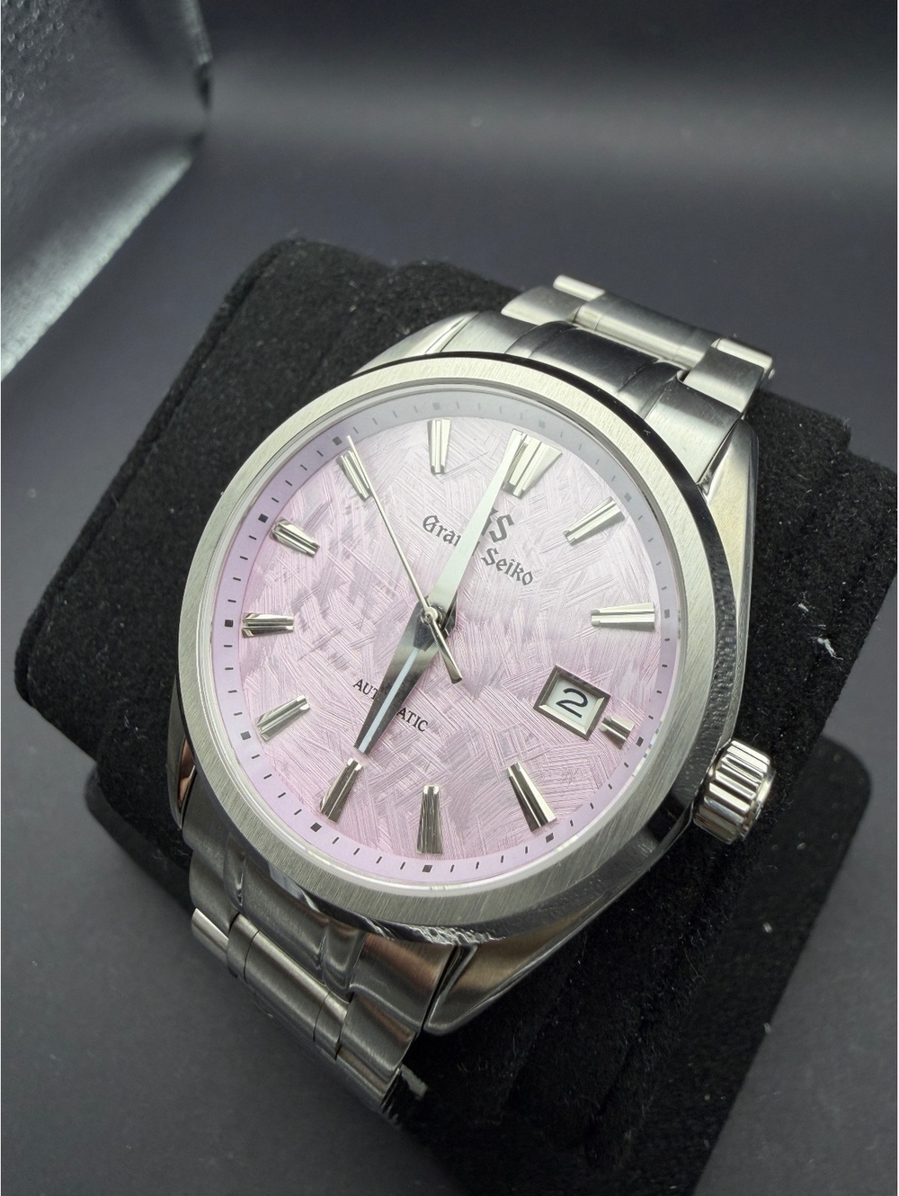 Custom Purple Textured Dial Automatic Watch Mod